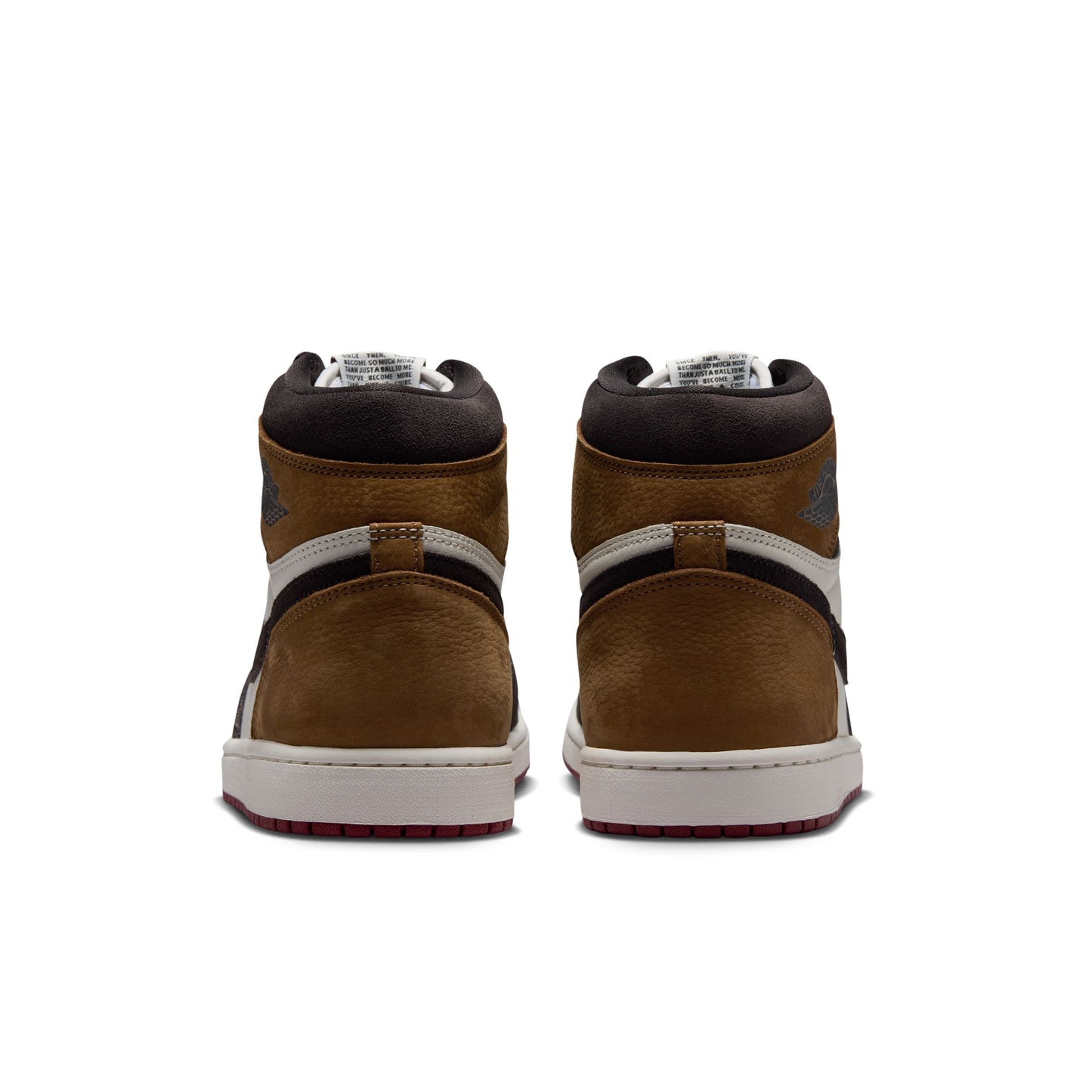 Air Jordan "1 Retro High OG" Mens - Shadow Brown / Team Red / Lt British Tan