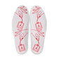 Air Jordan "1 Retro High OG" Womens - University Red / Metallic Silver