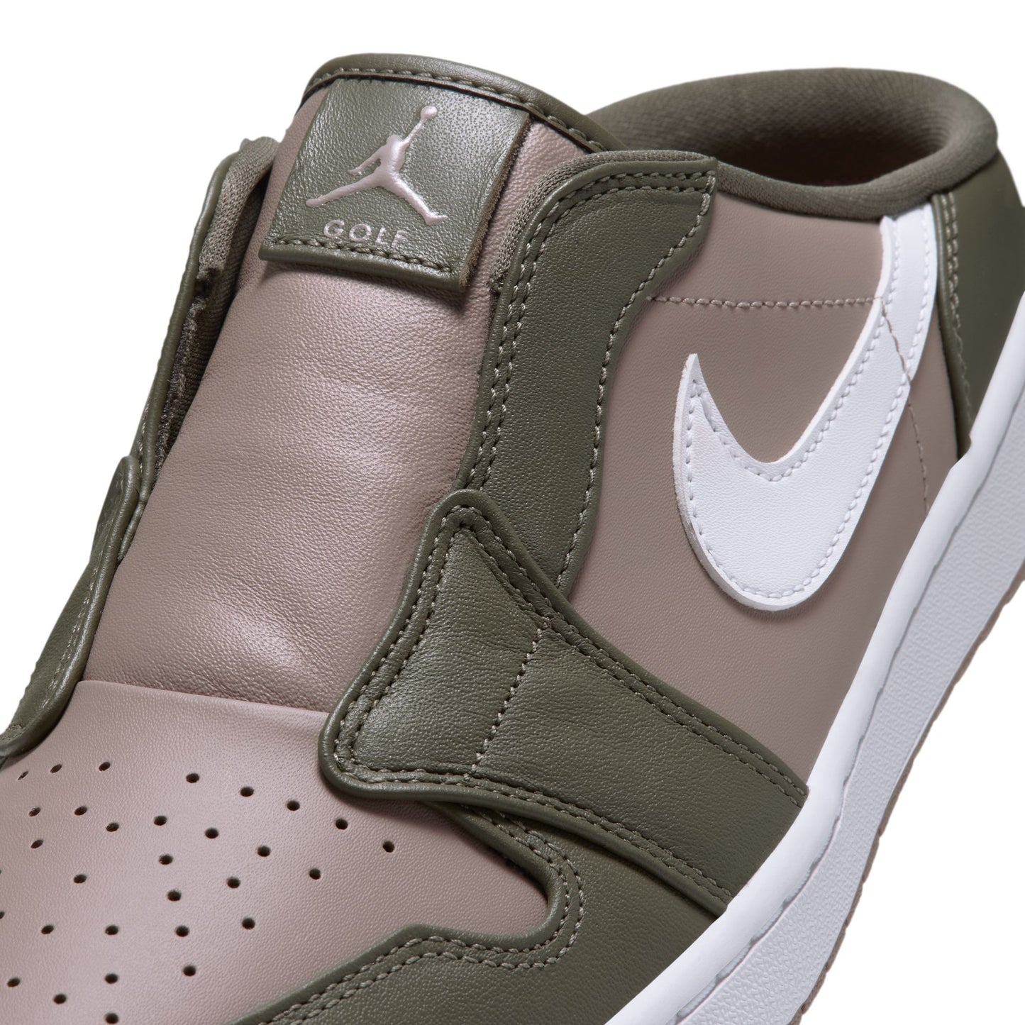 Air Jordan "Mule" Mens-  Medium Olive/White Khaki