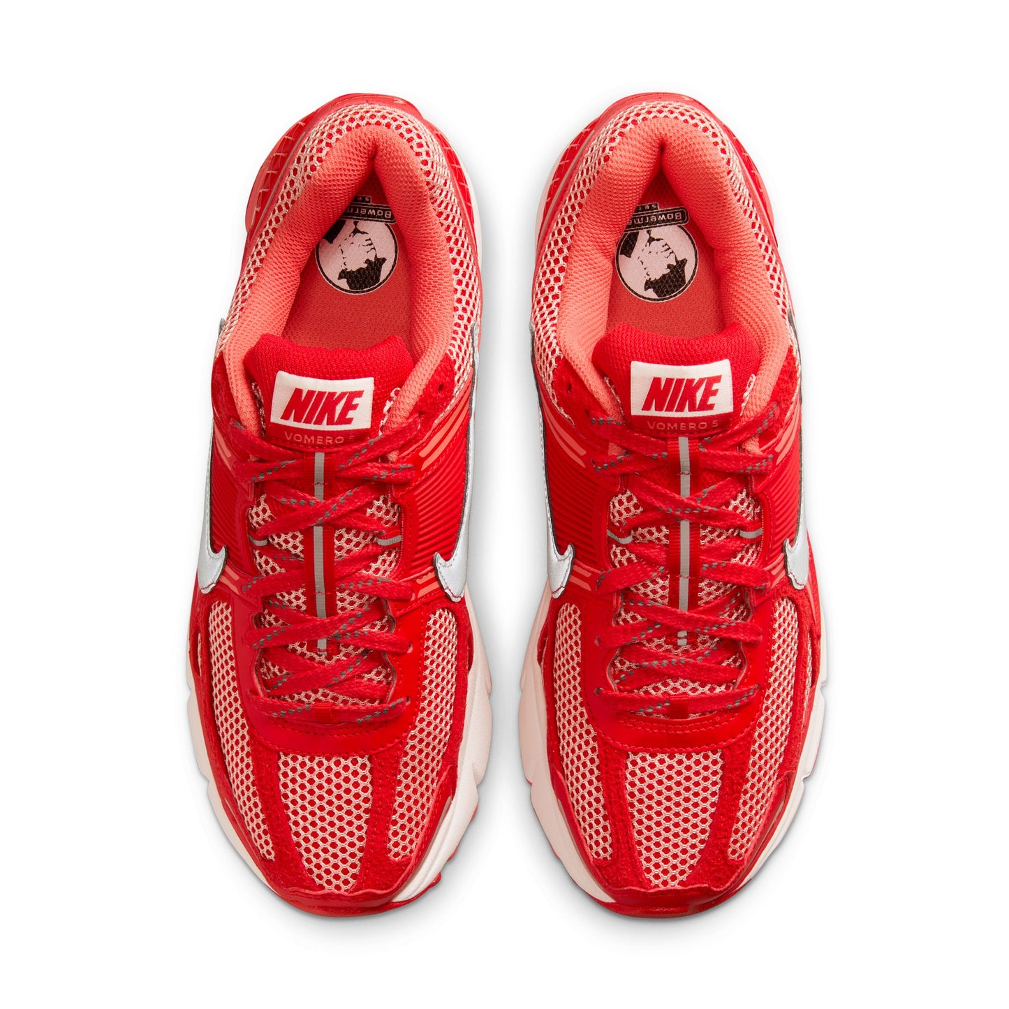 Nike "Zoom Vomero 5 PRM"  Mens - University Red / Metallic Silver