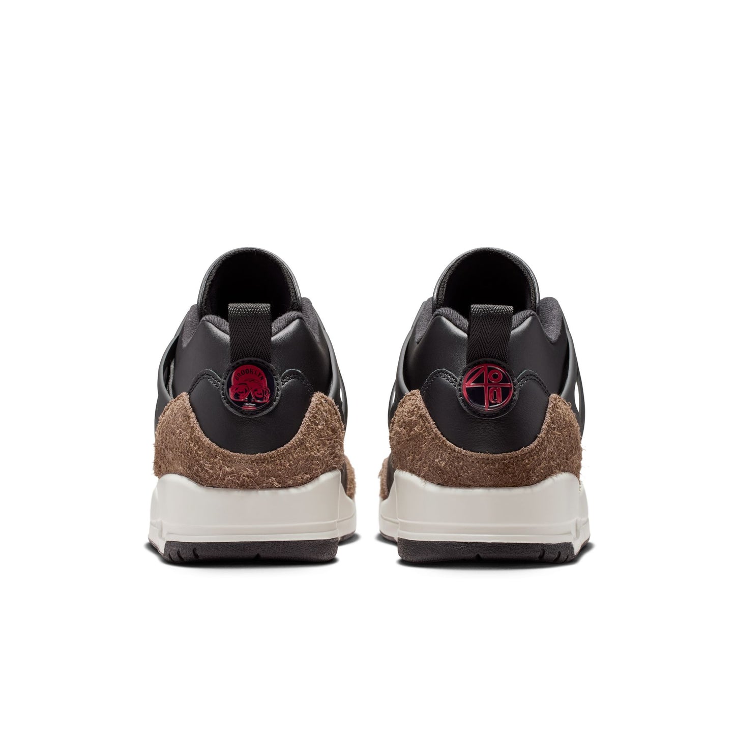 Air Jordan "Spizike Low" Mens - Black / University Red-Palomino