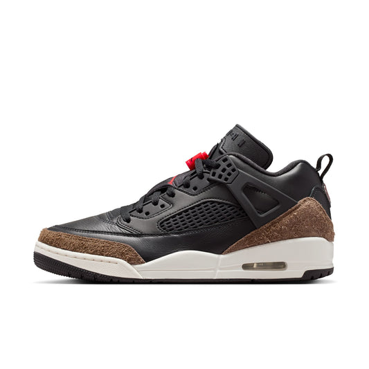 Air Jordan "Spizike Low" Mens - Black / University Red-Palomino