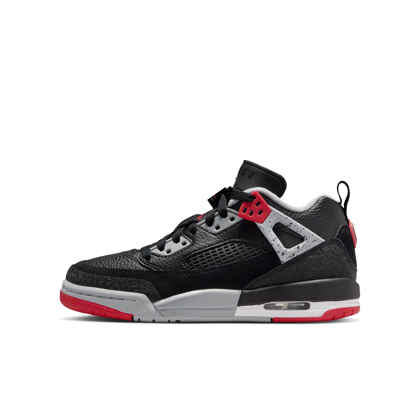 Air Jordan "Spizike Low " GS - Black / Gym Red-Wolf Grey-White