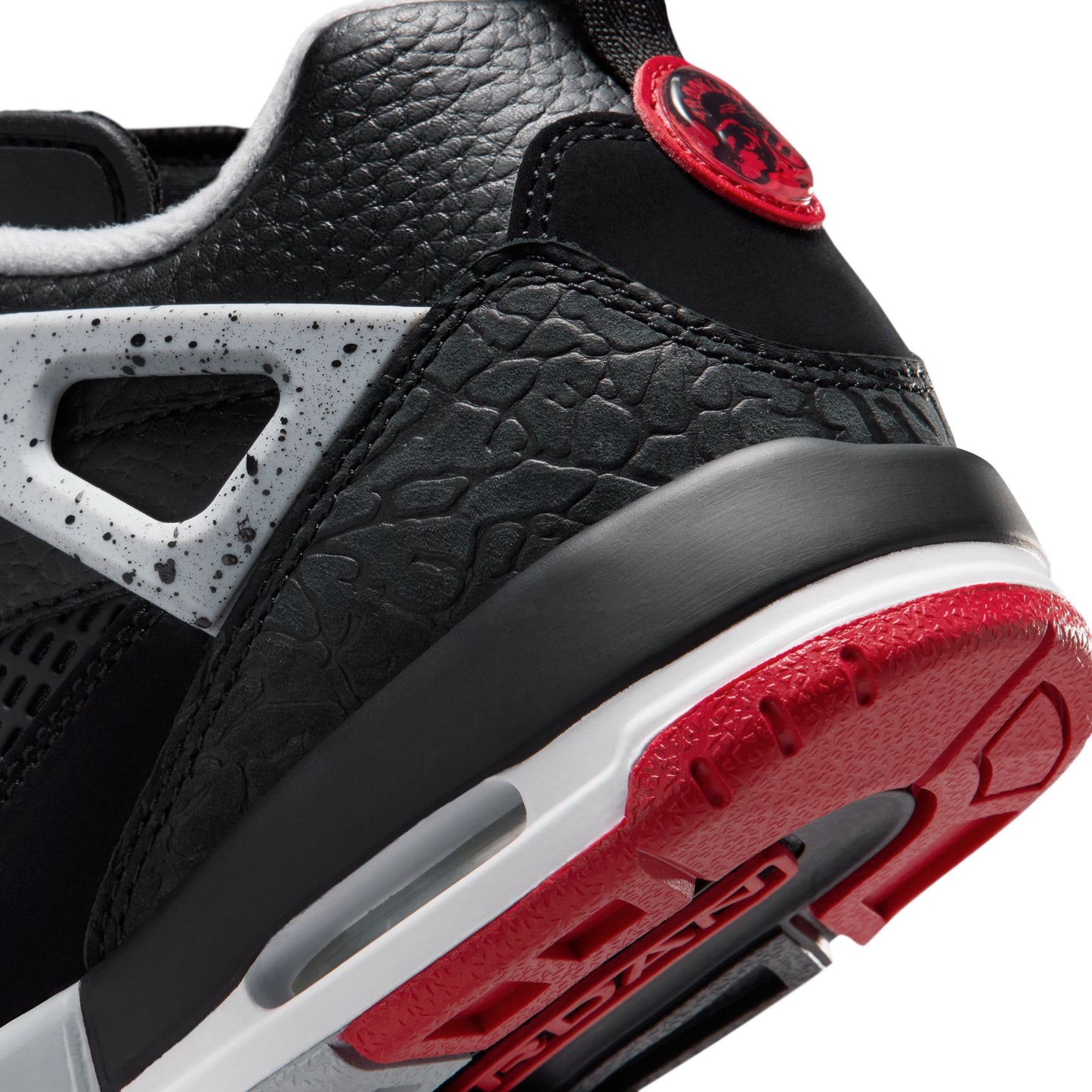 Air Jordan "Spizike Low " GS - Black / Gym Red-Wolf Grey-White