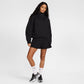 Nike "Tech Fleece High-Waisted 3" Pleated Shorts" W - Black