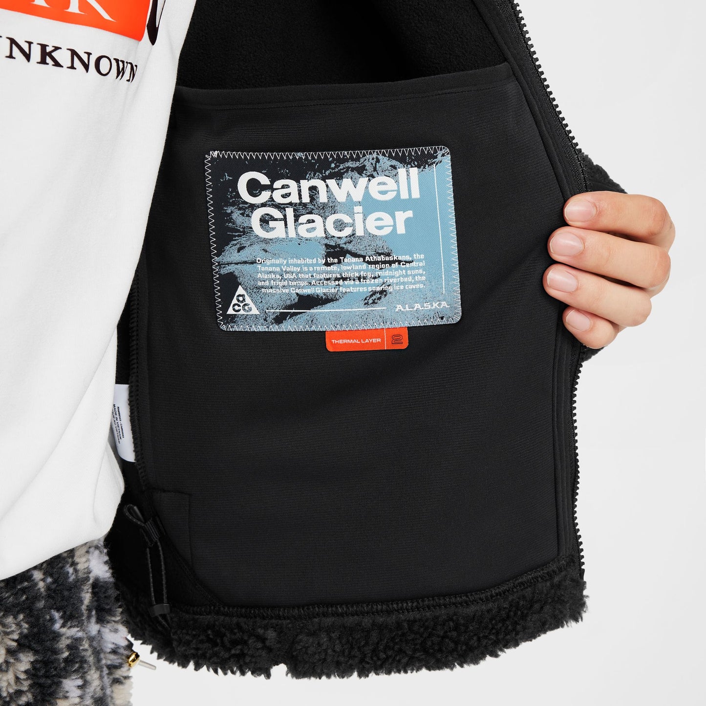 Nike "ACG Canwell Glacier Windproof Jacket" Mens - Black/Black/Summit White