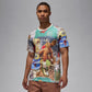 Jordan " Flight Essentials MJ Iconic Moments Tee" M - White / All Over Print