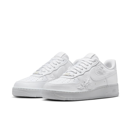 Nike "Air Force 1 '07" Womens - White / White / Black