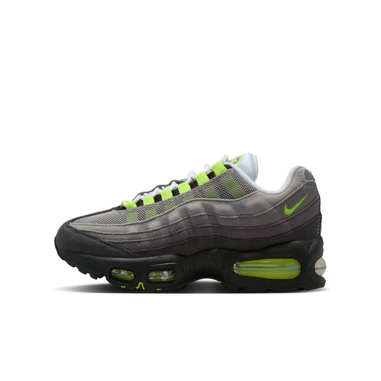 Nike "Air Max 95 BB" Grade School - Black / Neon Yellow / Anthracite