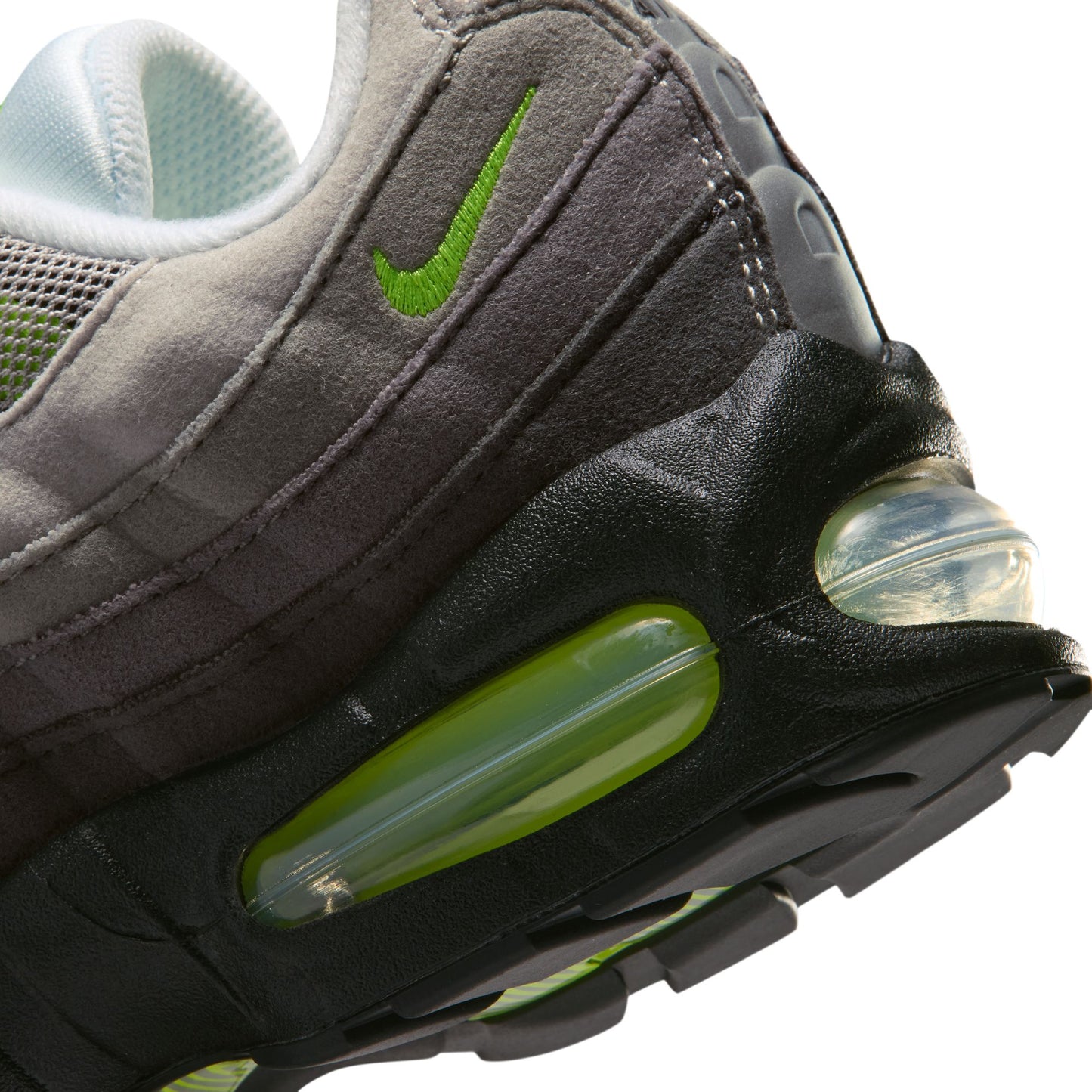 Nike "Air Max 95 BB" Grade School - Black / Neon Yellow / Anthracite
