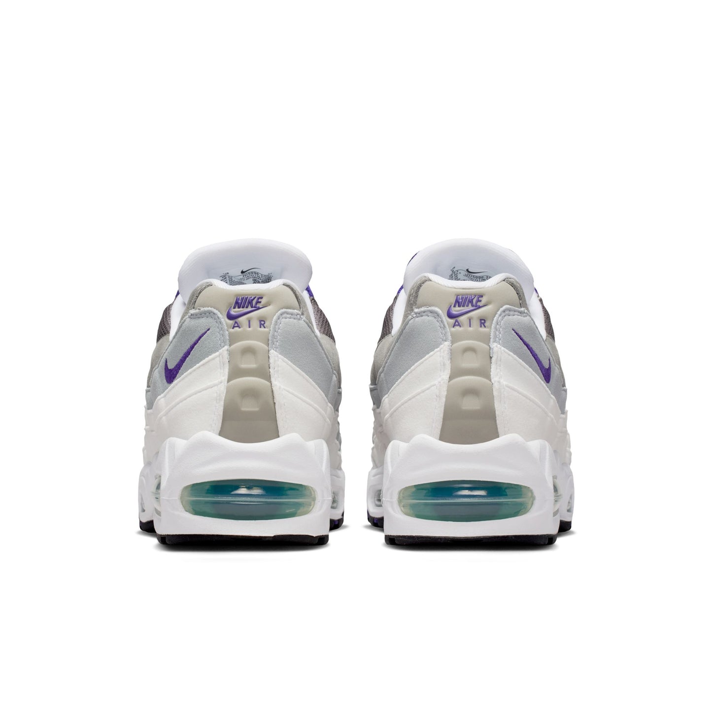 Nike "Air Max 95 Big Bubble" Womens - White / Court Purple