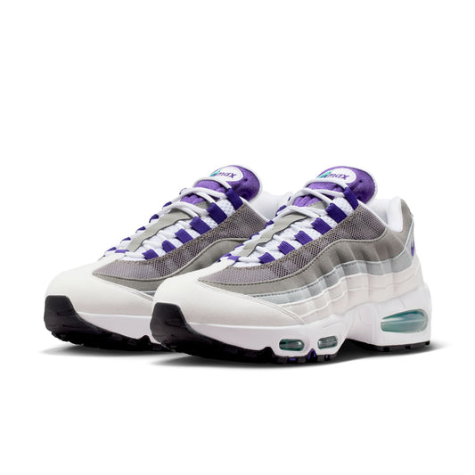Nike "Air Max 95 Big Bubble" Womens - White / Court Purple