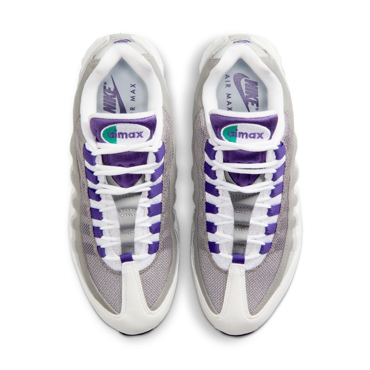 Nike "Air Max 95 Big Bubble" Womens - White / Court Purple
