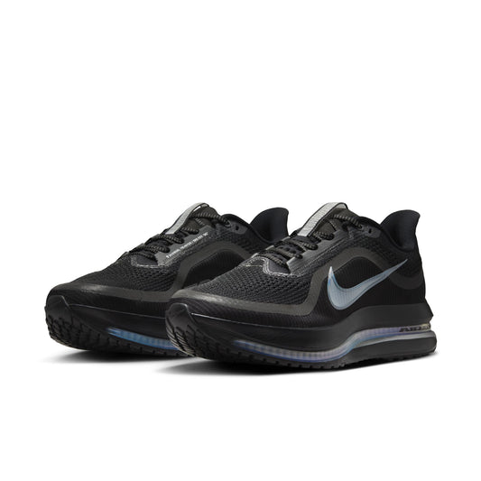 Nike "Pegasus Premium" Mens - Black / Black / Metallic Silver
