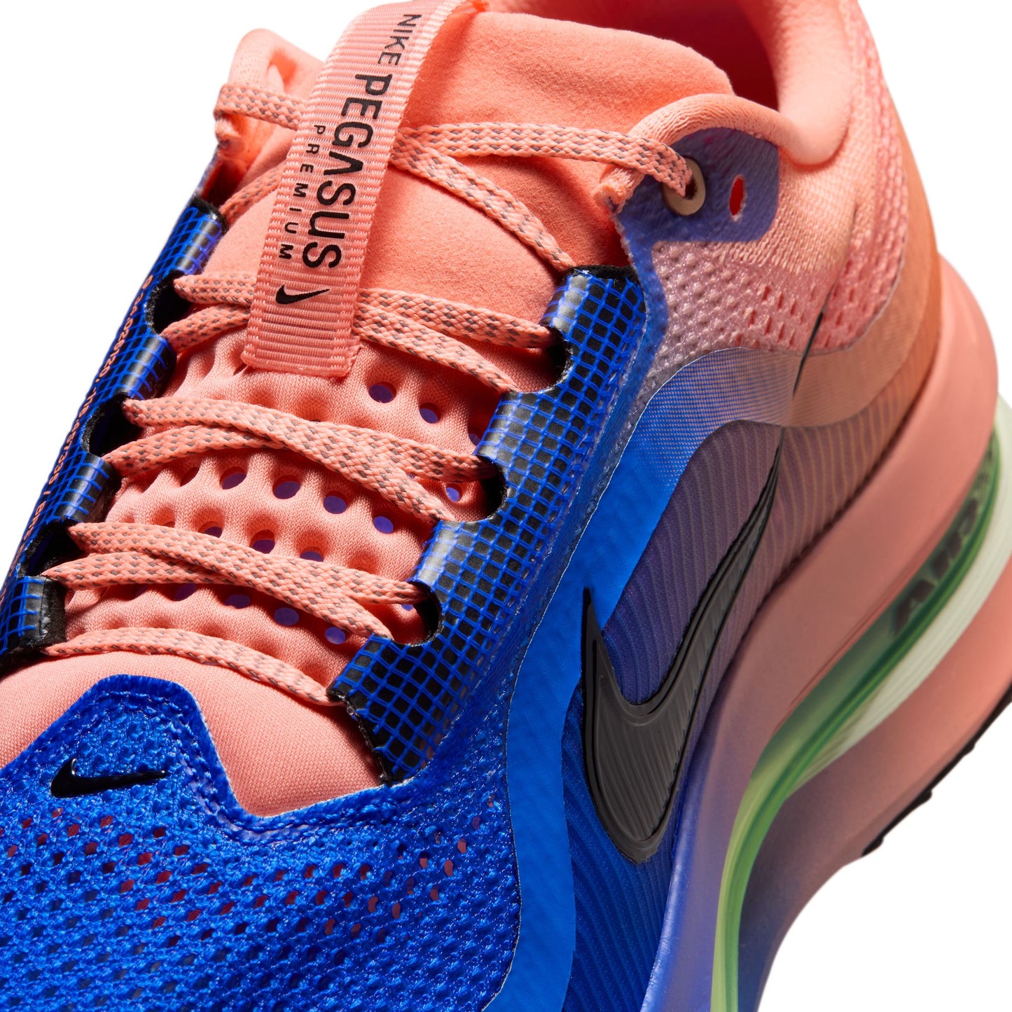 Nike "Pegasus Premium" Mens - Racer Blue / Black - Atomic Pink
