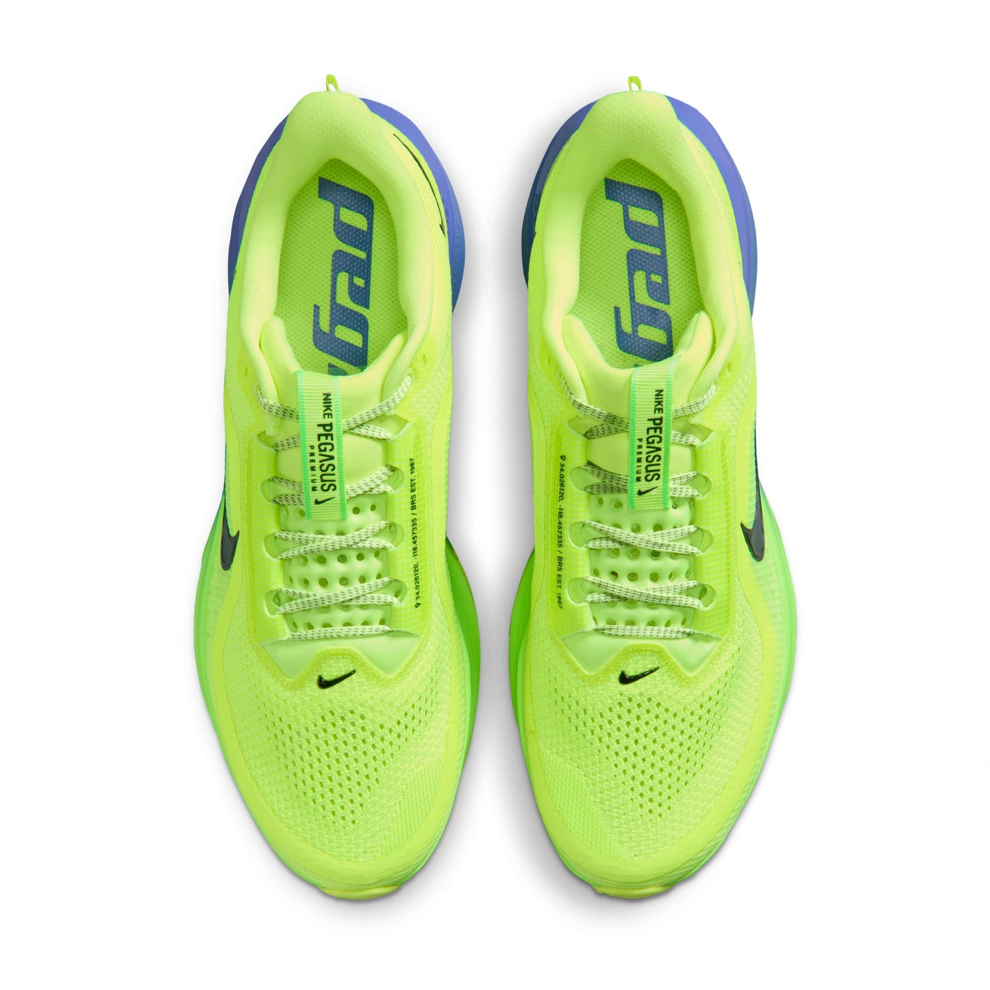 Nike "Pegasus Premium" Mens - Volt Ice / Black Spruce