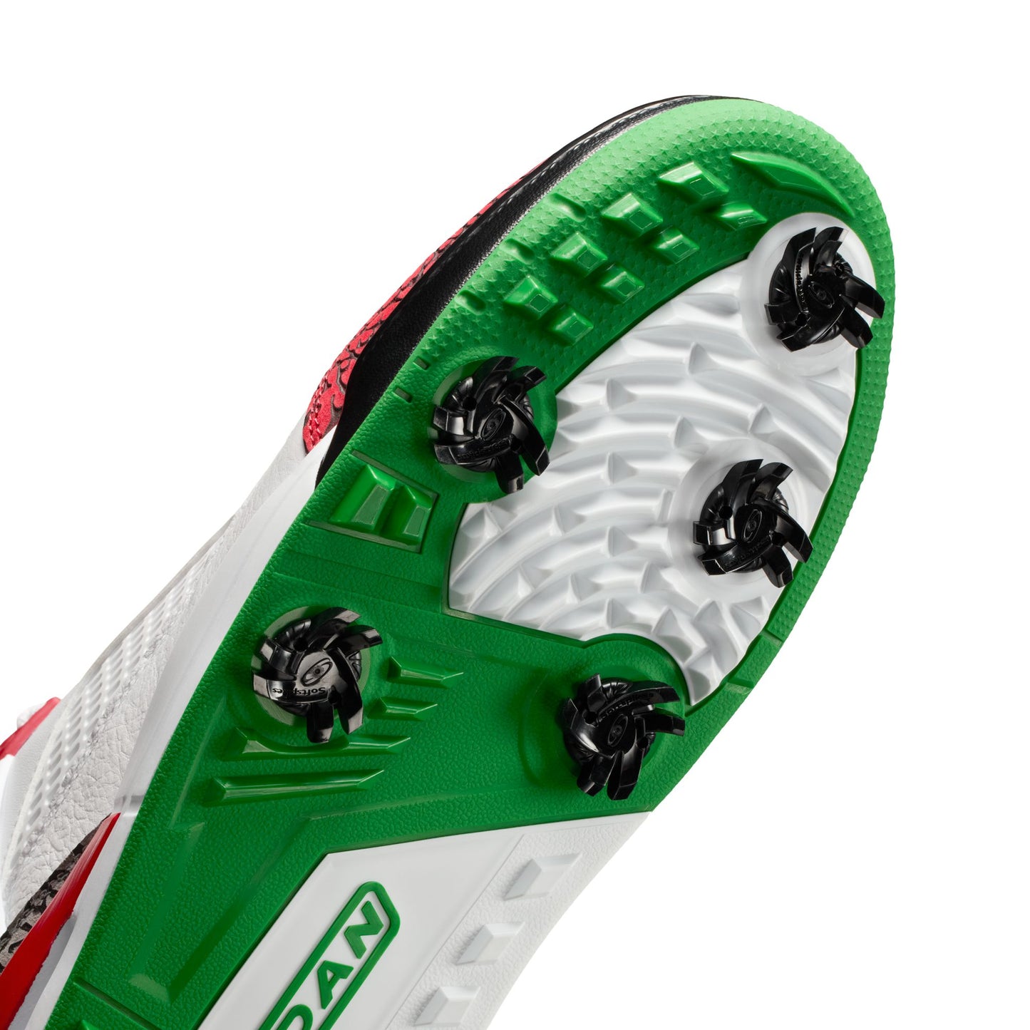 Air Jordan "Spizike Golf" Mens- White / Varsity Red