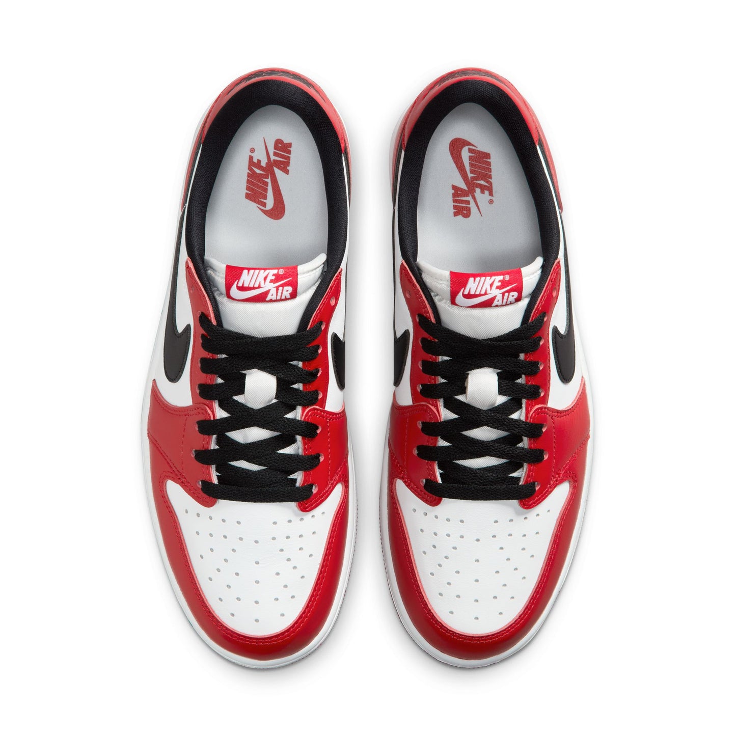 Air Jordan "1 Retro Low OG" GS - Varsity Red / Black-Summit White