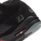 Air Jordan "5 Retro OG" Mens - Black / Black / Picante Red (Halloween)