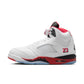 Air Jordan "Retro 5 OG" M - White / Fire Red / Black