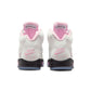 Air Jordan "Retro 5 OG" M - White / Med Soft Pink / Black