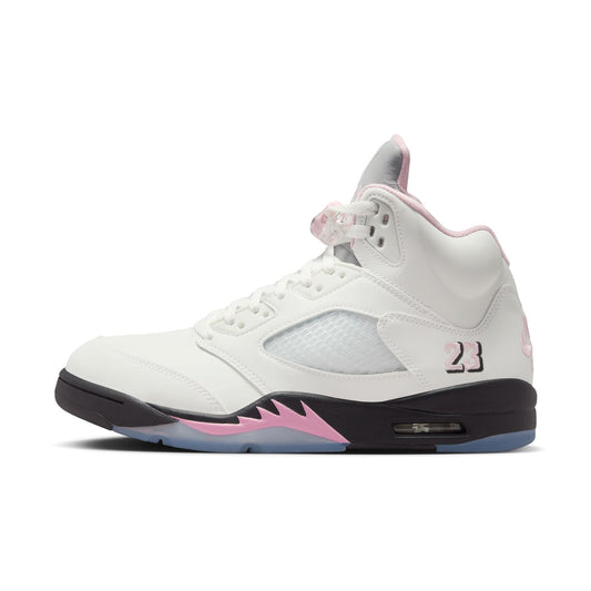 Air Jordan "Retro 5 OG" M - White / Med Soft Pink / Black