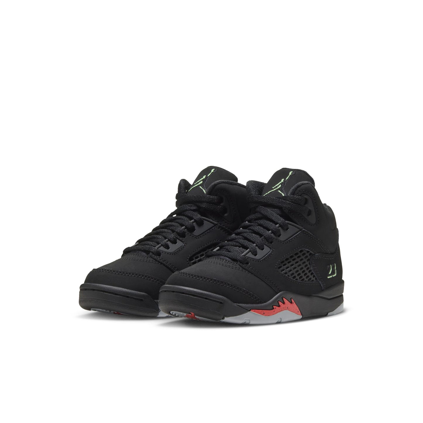Air Jordan "5 Retro OG" Preschool - Black / Multi-Color