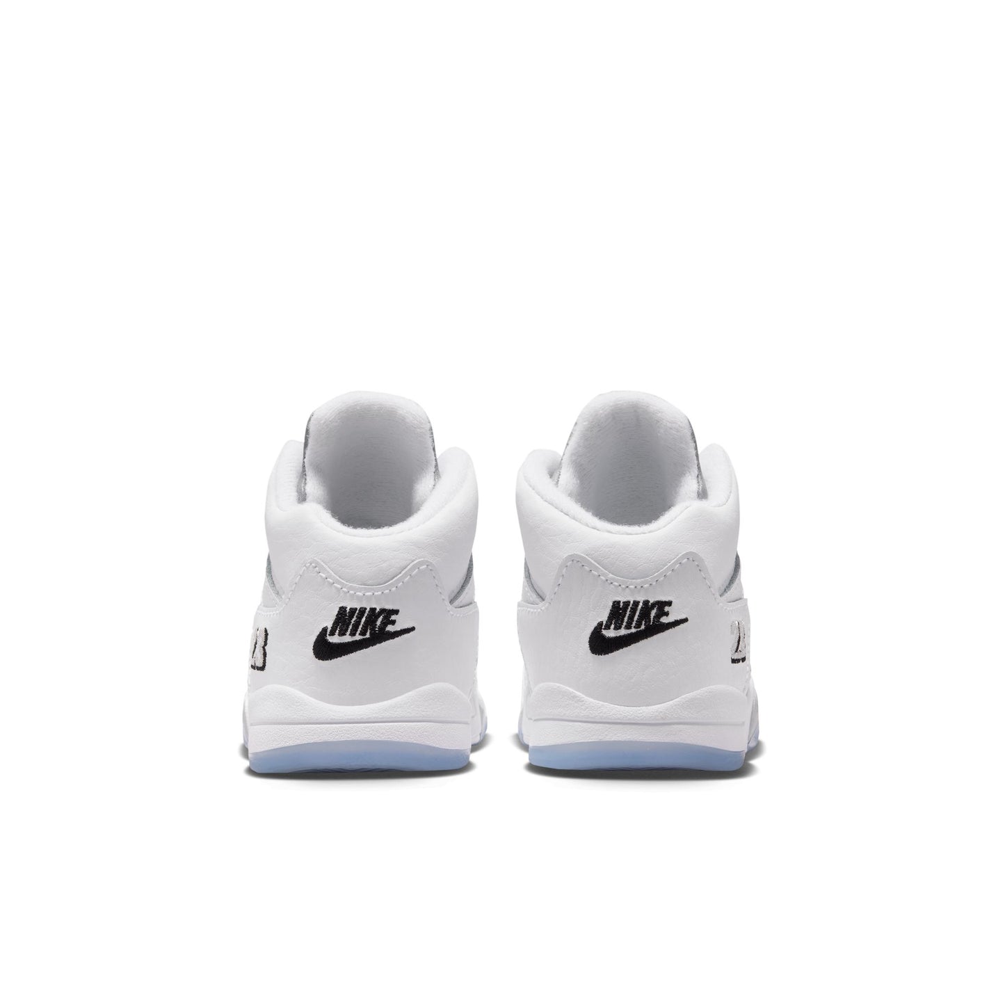 Air Jordan "5 Retro OG" Toddler - White / Black / Metallic Silver