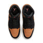 Air Jordan "1 Mid SE" M - Black / Flax - Varsity Red-Sail