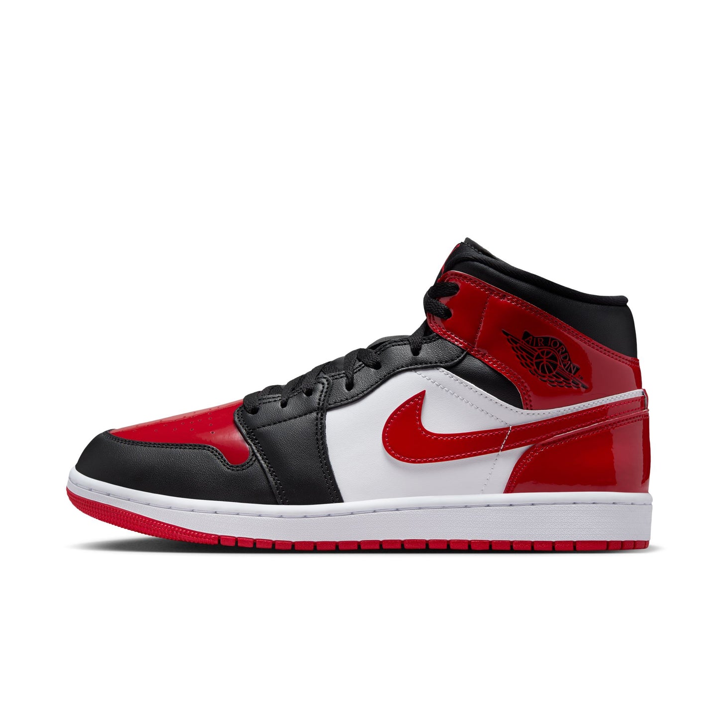 Air Jordan "1 Mid SE" M - Black / Varsity Red-White