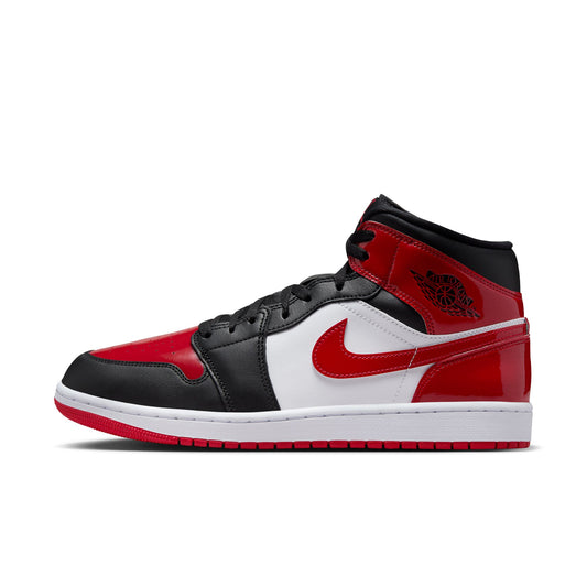Air Jordan "1 Mid SE" M - Black / Varsity Red-White