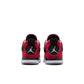 Air Jordan "4 Retro" Preschool - Fire Red / White - Black