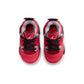 Air Jordan "4 Retro" Toddler - Fire Red / White - Black
