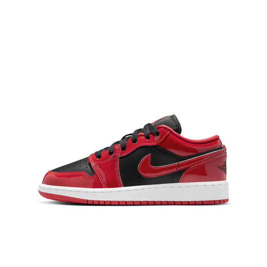 Air Jordan "1 Low SE" GS - Black / Varsity Red - White