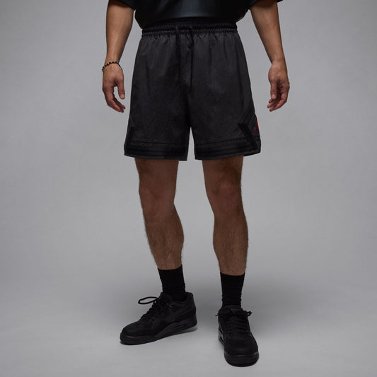 Jordan "Woven Diamond Shorts" M- Off Noir/ Gym Red