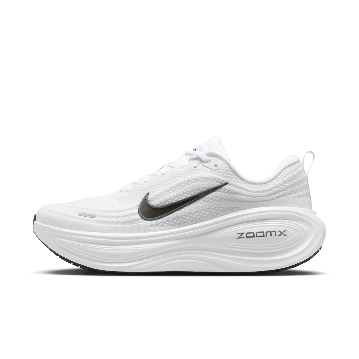 Nike "Vomero Plus" Mens - White / Black-Dk Smoke Grey-Mtlc Dark Grey