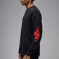 Jordan "Rare Air L/S" M - Black / Red