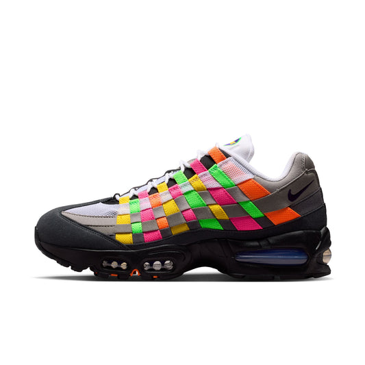 Nike "Air Max 95 Woven BB" M - White / Purple Dynasty