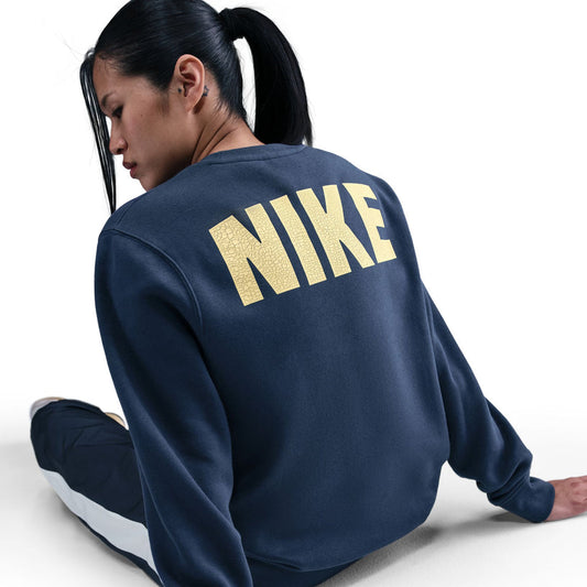 Nike "Stranger Things Crewneck" M - Midnight Navy / Yelllow