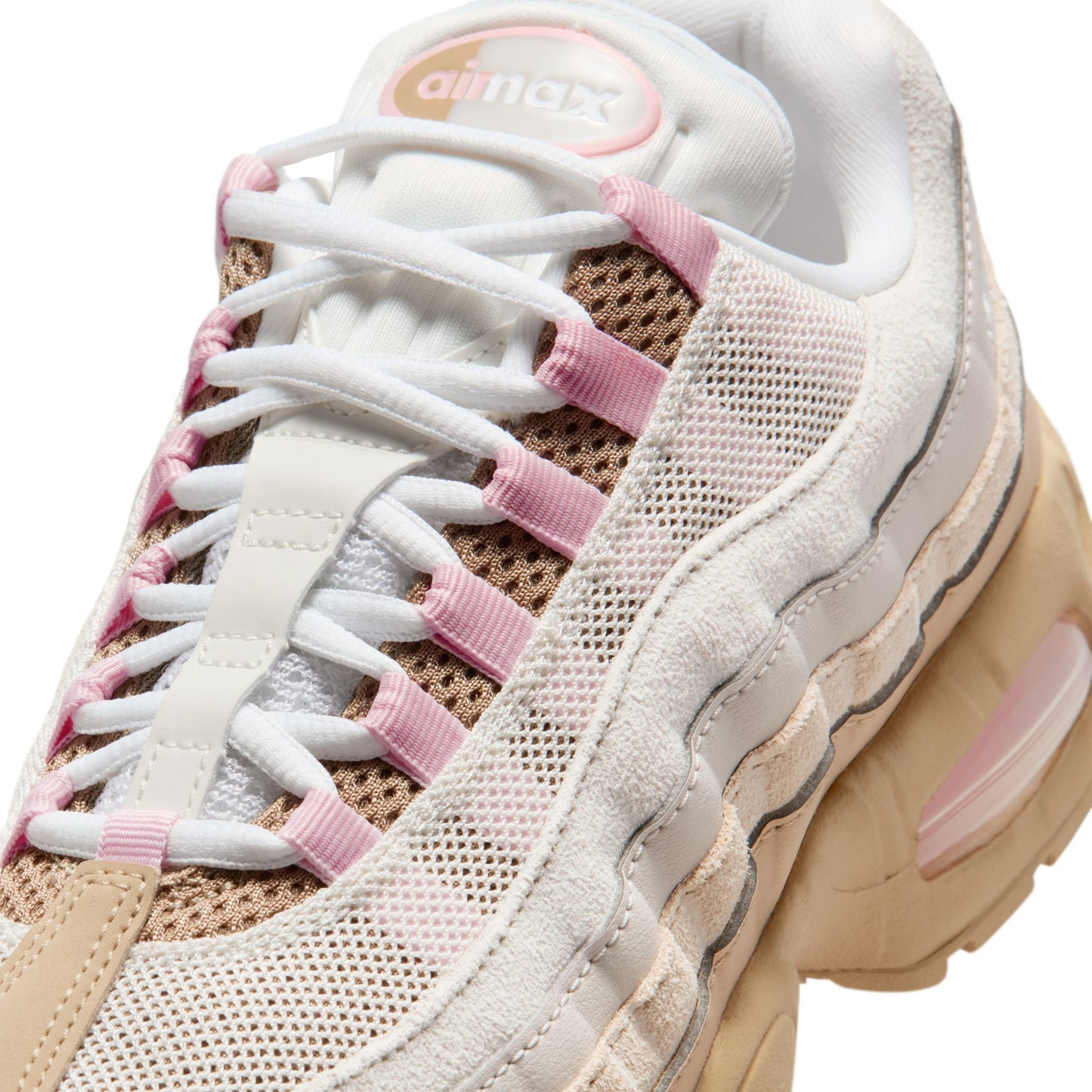 Nike "Air Max 95 Big Bubble" Womens - British Tan / Phantom / Linen