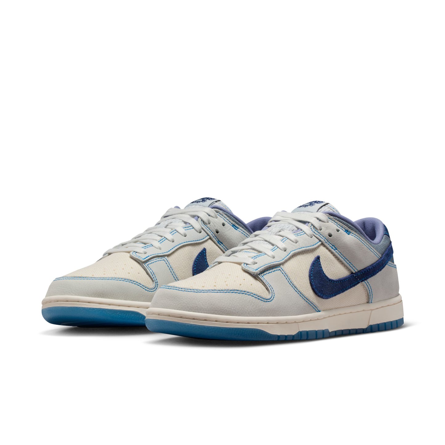 Nike "Dunk Low Retro SE" Mens - Summit White / Blue Void