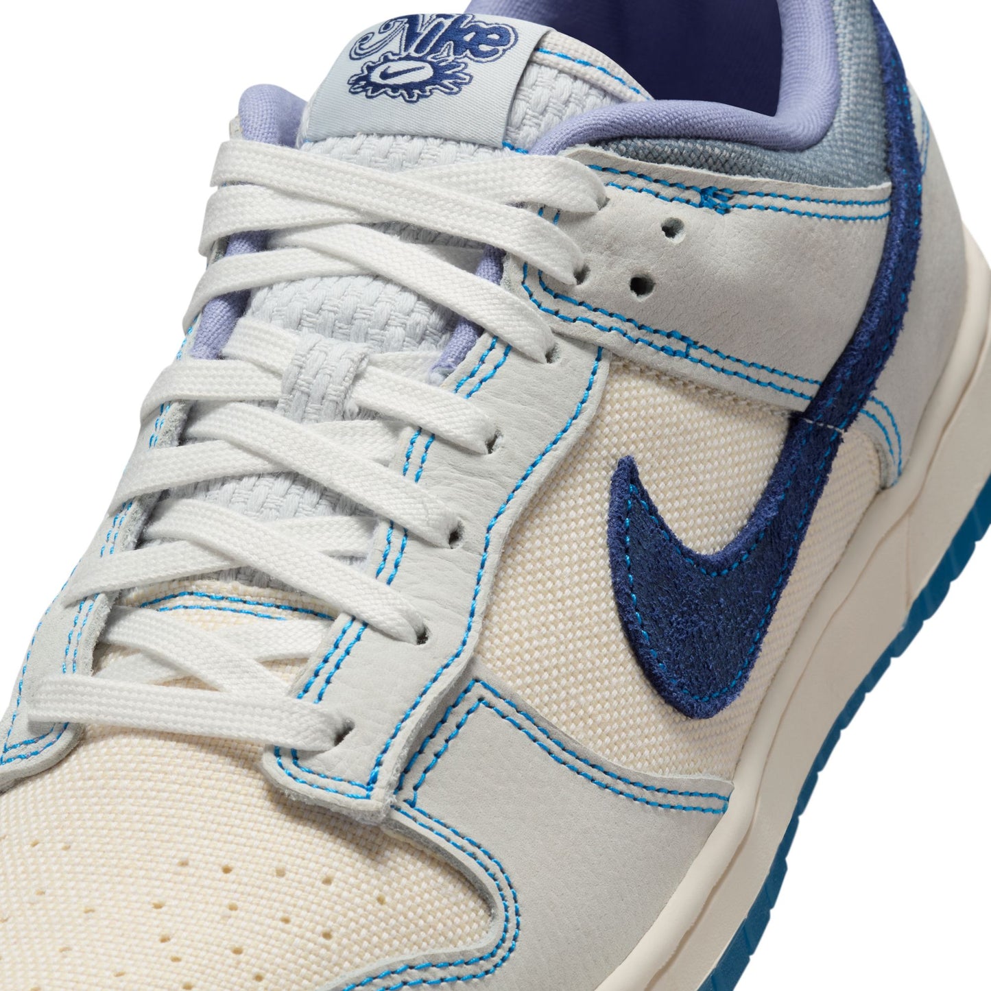 Nike "Dunk Low Retro SE" Mens - Summit White / Blue Void
