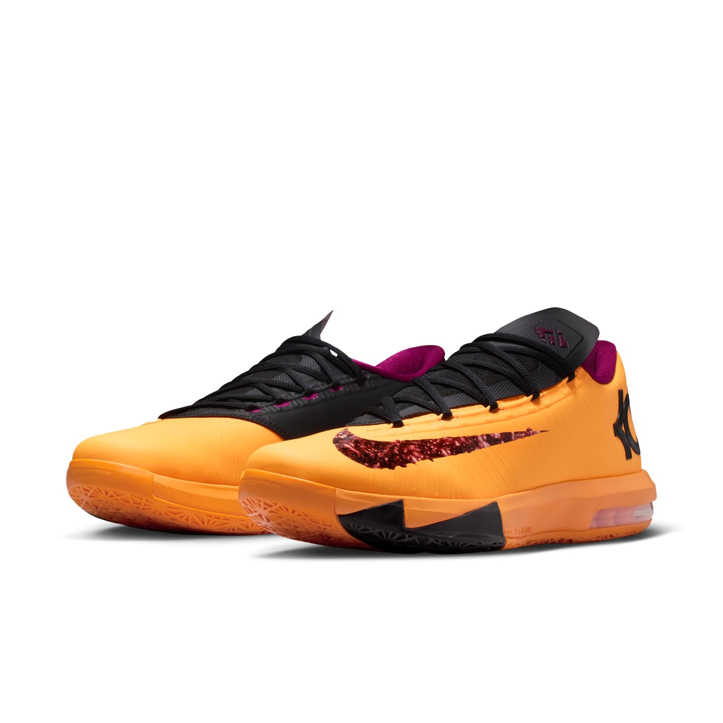 Nike "KD VI" Mens - Laser Orange / Raspberry Red