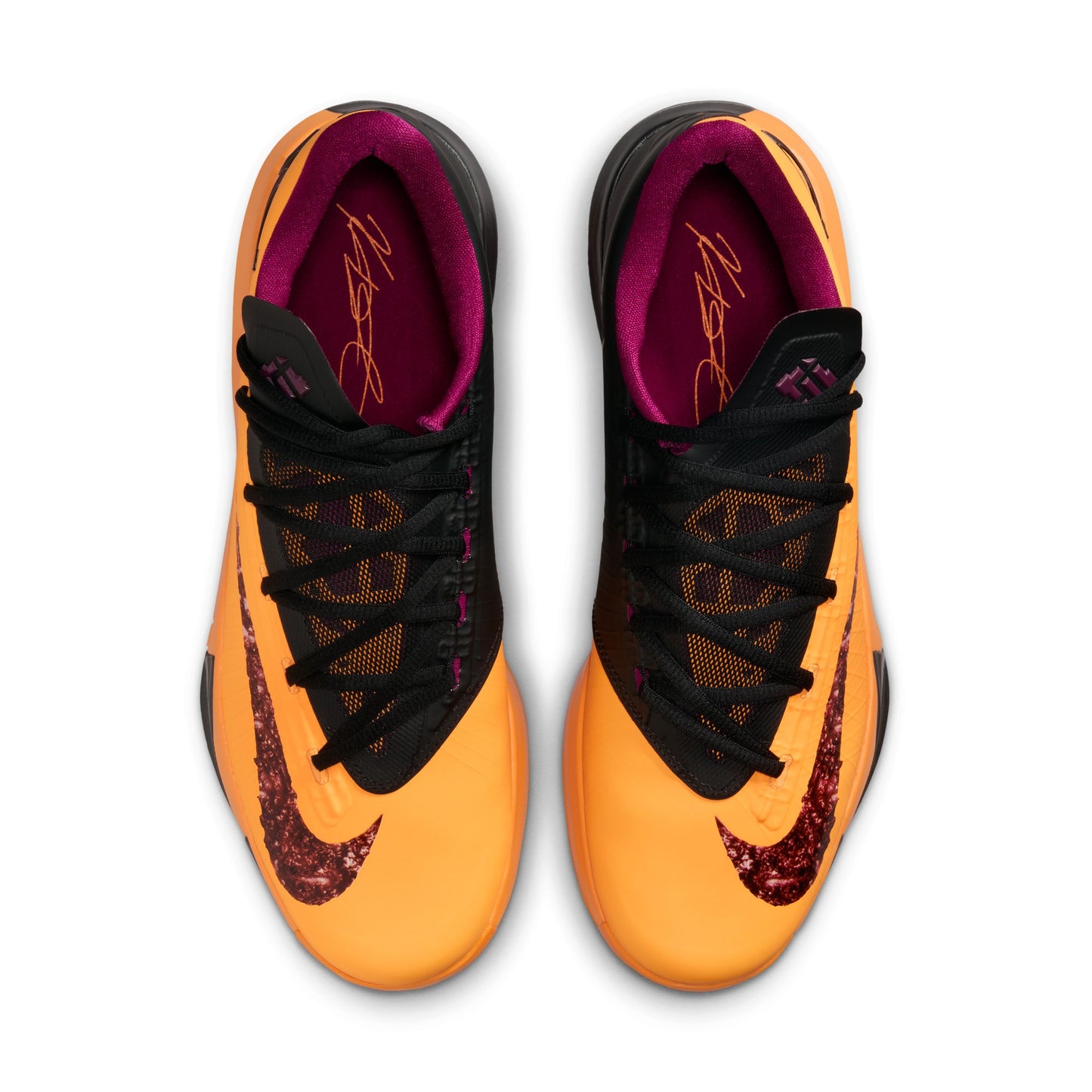 Nike "KD VI" Mens - Laser Orange / Raspberry Red