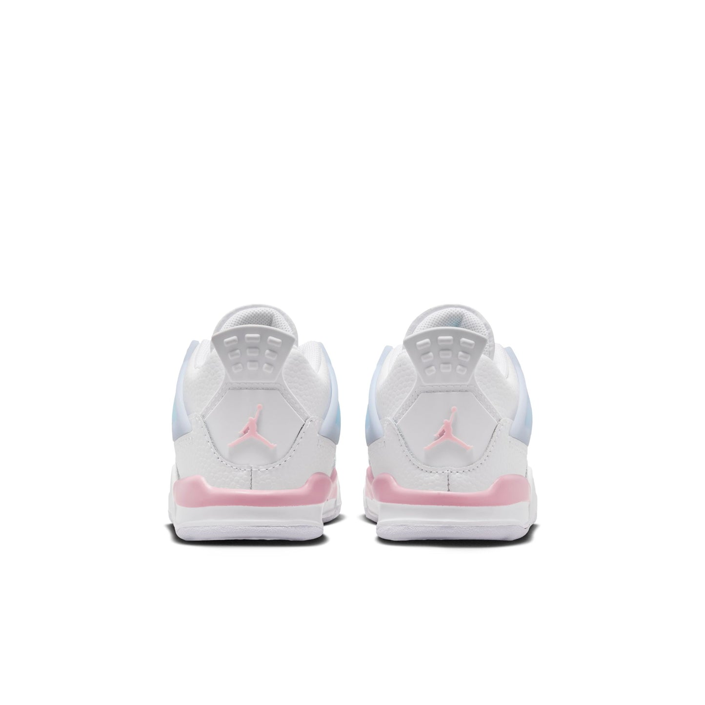 Jordan "4 Retro" Toddler - White / Medium Soft Pink / Half Blue