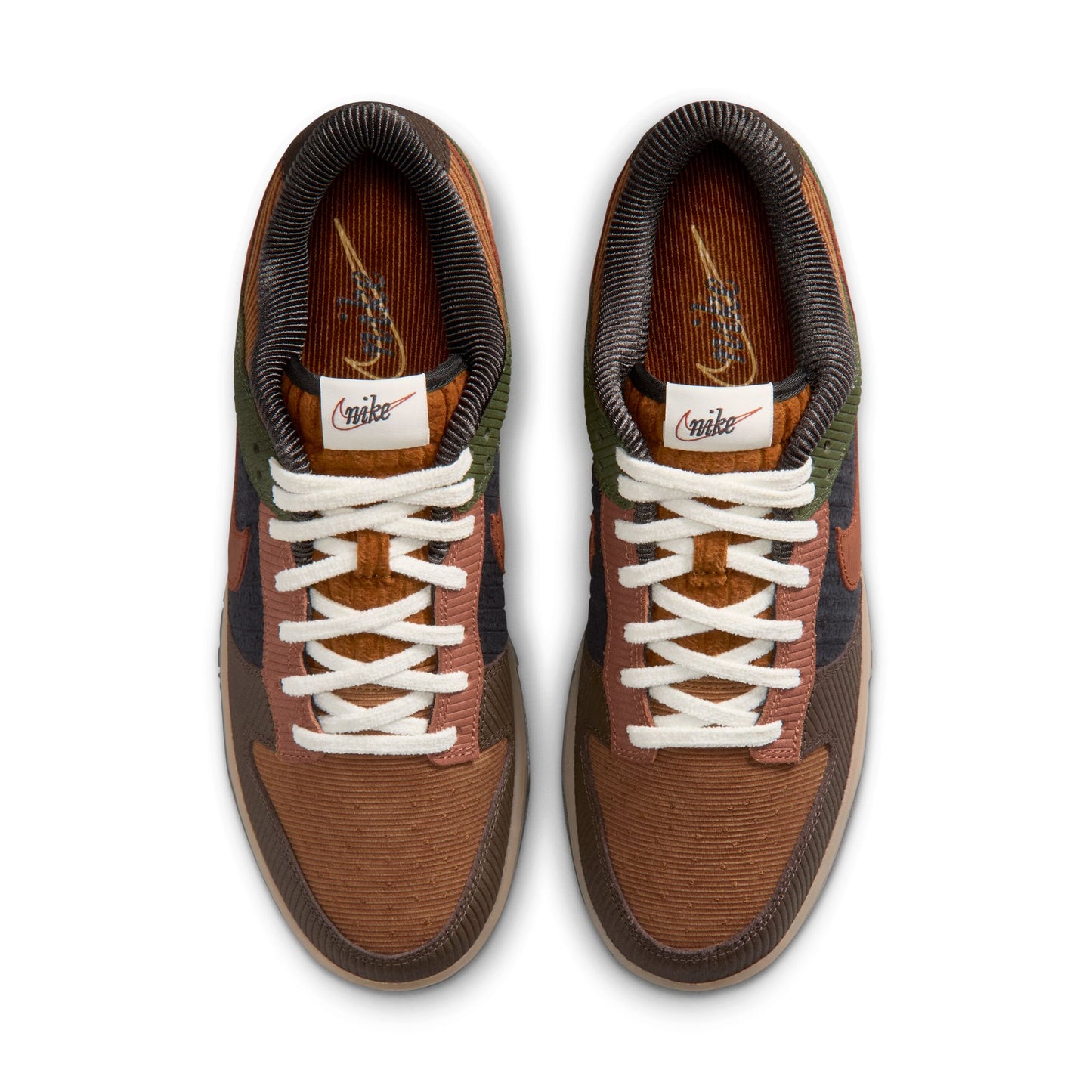 Nike "Dunk Low Retro PRM" Mens - LT British Tan / Cinnamon