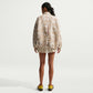 Nike "Naomi Osaka Oversized Jacket" Womens - Summit White / Linen / Safety Orange