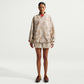 Nike "Naomi Osaka Oversized Jacket" Womens - Summit White / Linen / Safety Orange