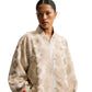 Nike "Naomi Osaka Oversized Jacket" Womens - Summit White / Linen / Safety Orange