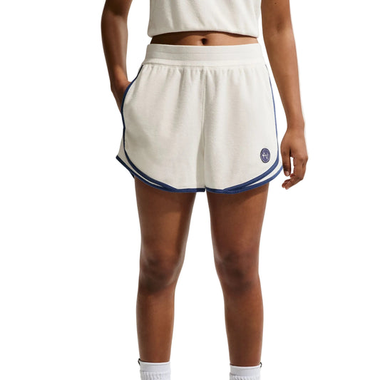 Nike "Sportswear Chill Terry Shorts" Womens - Sail / Mystic Navy